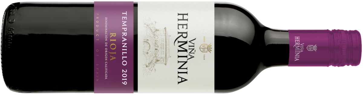 botella de crianza Viña Herminia