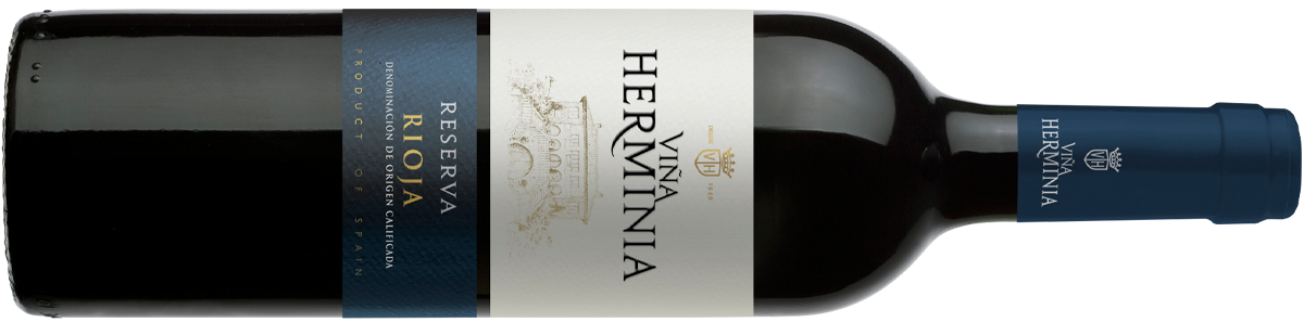 botella de crianza Viña Herminia